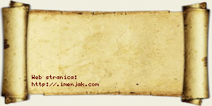 Isidor Stanojević vizit kartica